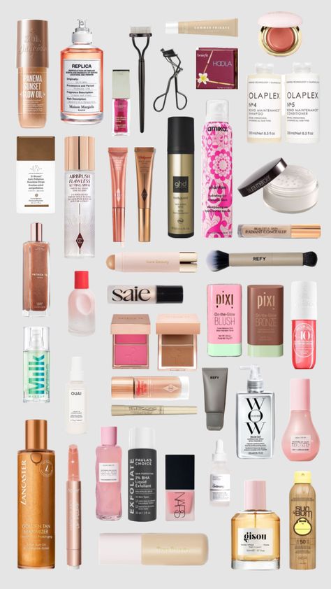 Summer Makeup Must Haves, Make Up Must Haves Products, Makeup Brand Recommendations, Best Clean Makeup Brands, Clean Girl Aesthetic Makeup Products, Must Have Makeup Products, Essential Makeup Products, Summer Makeup Products, Dark Feminine Aesthetic Makeup Products