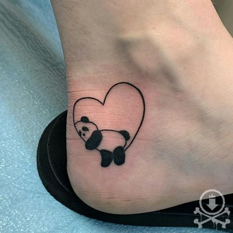 Panda Tattoos For Women, Mini Panda Tattoo, Tato Panda, Small Panda Tattoo, Tattoos Panda, Panda Bear Tattoos, Tiger Tattoos, Mama Tattoo, Butterfly Art Drawing