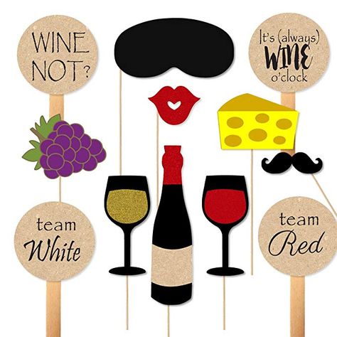 Props For Photobooth, Wine Themed Party, Wine Party Theme, Traveling Vineyard, Photobooth Props, Wine And Cheese Party, Wine Tasting Events, Wine Tasting Party, Expensive Wine