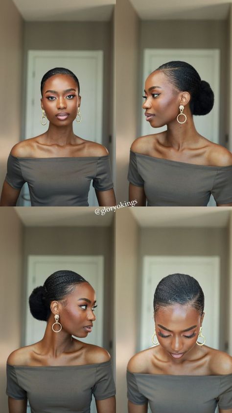 Hair Outline, Afro Hair Bun, Natural Hair Wedding, Date Night Hair, Natural Hair Bun Styles, Twisted Hair, Night Hairstyles, 4c Natural Hair, Pelo Afro