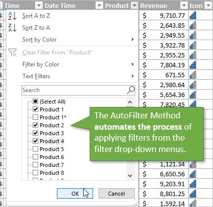 The Ultimate Guide to Excel Filters with VBA Macros - AutoFilter Method - Excel Campus Code Meaning, Quotation Marks, Periodic Table, How To Apply