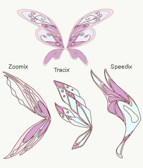 Winx Club Wings Oc, Winx Wings Oc, Believix Oc, Winx Club Wings, Winx Wings, Wings Club, Fairy Wings Drawing, Sharkboy And Lavagirl, Wings Drawing