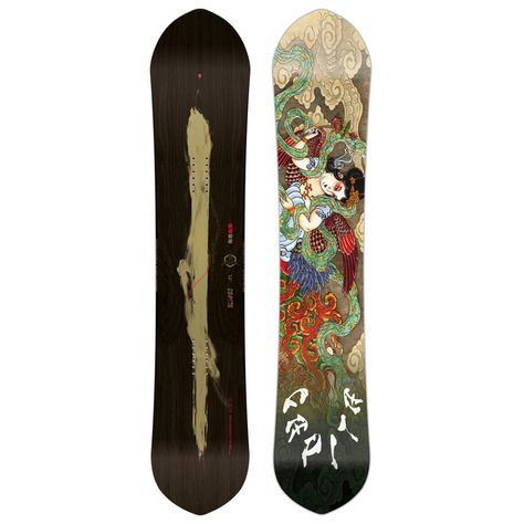 Snow Board Designs, Snowboard Board Design, Cool Snowboard Design, Snowboard Painting, Cool Snowboards, Snowboards Design, Ski Designs, Snowboard Designs, Snowboard Magazine