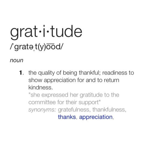 Gratitude. Definition Of Gratitude, Gratitude Definition, Grateful Quotes, 1st Responders, Minimalist Planner, Appreciation Ideas, Inspirational Quotes For Women, Attitude Of Gratitude, Gratitude Quotes