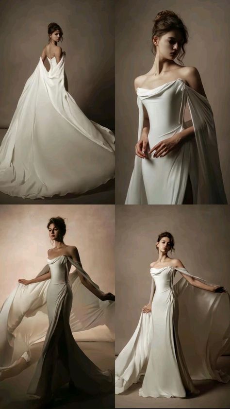 Starwars Themed Wedding Dress, Aurora Inspired Wedding Dress, Fairytale Wedding Dress Aesthetic, Game Of Thrones Wedding Dress Inspiration, Wedding Dresses European, Draped Sleeve Wedding Dress, Wedding Dress Forest Theme, Types Of Wedding Dress Necklines, Phantom Of The Opera Inspired Wedding Dress