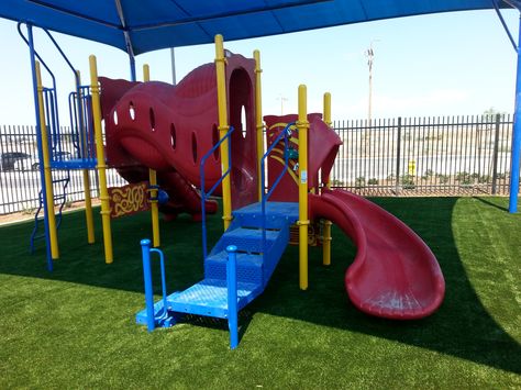 We can provide the turf for your playground.  Visit www.turfwarehousedirect.com for more details. Playground Flooring Outdoor, Outdoor Rubber Tiles, Rubber Playground Flooring, Artificial Turf Backyard, Playground Turf, Rubber Tiles Playground, Church Playground, Artificial Grass Backyard, Turf Backyard