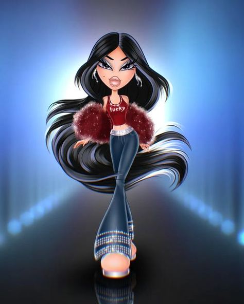 Bratz Forever Diamondz, Bratz Characters, Being Quiet, Black Bratz Doll, Bratz Doll Outfits, Brat Doll, Bratz Girls, Dope Art, Bratz Doll