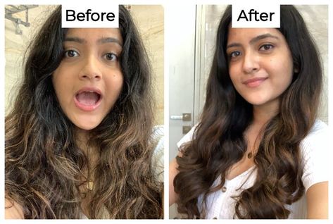 Highlights On Frizzy Hair, Medium Length Frizzy Hair, Banana Hair Mask For Frizzy Hair, Fizzy Hair Hairstyles, Natural Frizzy Hair, Hair Mask For Frizzy Hair, Frizzy Hair Remedies, Fizzy Hair, Indian Hair Cuts