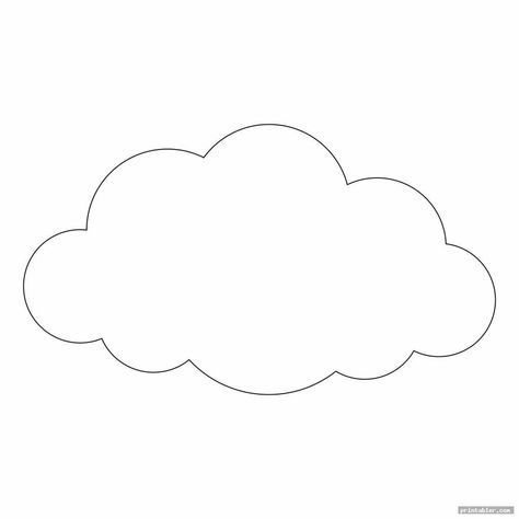 large printable cloud template image free Clouds Printable Topper, Images Of Clouds, Rain Cloud Template Free Printable, Free Printable Cloud Template, Large Cloud Template Free Printable, Cloud Shapes Template, Cloud Svg Free, Cloud Template Free Printable, Printable Cloud Template