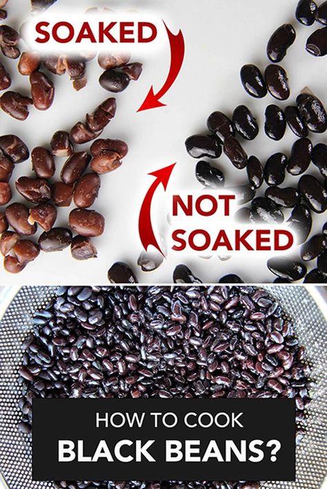 How to cook black beans from scratch and do you need to soak them ahead of time? Soaking Black Beans, Dry Black Beans Recipe, How To Make Black Beans, Dry Black Bean Recipes, Black Turtle Beans Recipes, Black Beans From Dry, Black Beans Dried, Cook Black Beans, Spicy Black Beans