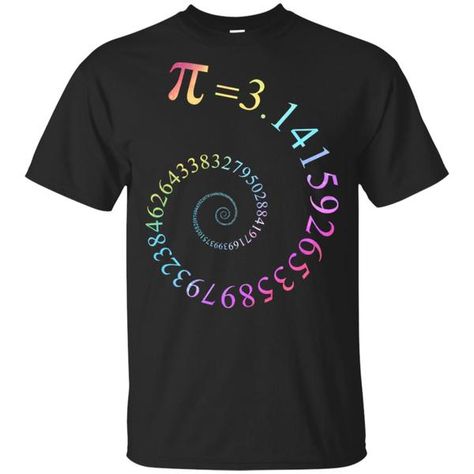 Liczba Pi, Color Math, Teacher Jobs, Future Science, Pi Day Shirts, Gifts Clothes, Happy Pi Day, Math Teacher Shirts, Math Shirts