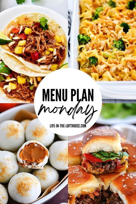 Menu Plan Monday #563 - Life In The Lofthouse Chicken And Broccoli Stuffed Shells, Steak Burrito Recipe, Broccoli Stuffed Shells, Life In The Lofthouse Recipes, Italian Crockpot Recipes, Slow Cooker Chicken Taco Soup, Steak Burrito, The Cooking Jar, The Cookin Chicks