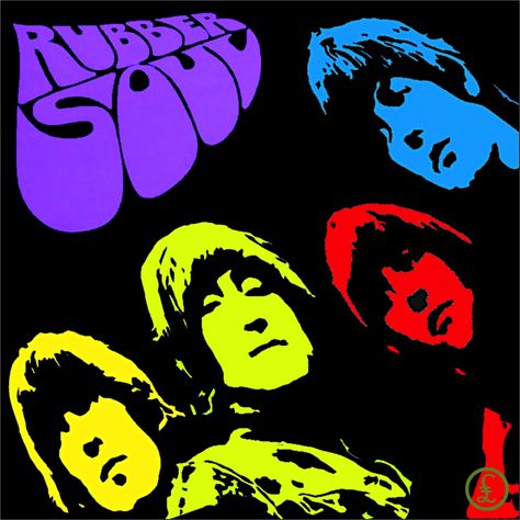 Rubber Soul, (Blacklight), Rubber Soul, The Beatles Beatles Rubber Soul, Rubber Soul Beatles, The Beatles 1, Rubber Soul, Beatles Photos, Beatles Art, Sweet Love Quotes, Yellow Submarine, Soul Art