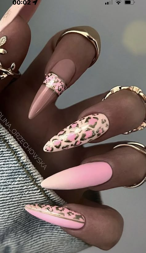 Famous Nails, Cheetah Print Nails, Cheetah Nails, Sassy Nails, Leopard Print Nails, Stiletto Nails Designs, Leopard Nails, Animal Nails, Glam Nails