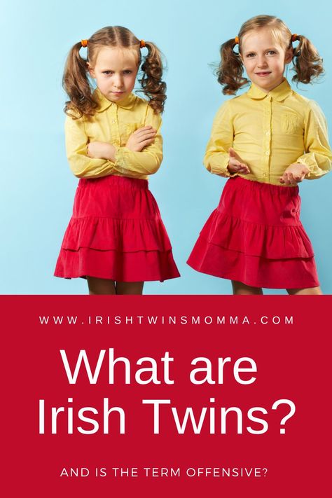 Are you being offensive if you call them Irish Twins? Or does this term just confuse you? What are Irish Twins? In this article, we’ll go over what Irish twins actually are, the history of the term, and more. So keep on reading and we’ll take you through everything you’ll want to know! Visit irishtwinsmomma.com #irishtwins #twins #parenting #irishtwinsmomma Irish Twin Photoshoot, Irish Twins Quotes, Irish Twins Announcement, How To Have Twins Naturally, Types Of Twins, Birthday Wishes For Twins, Twin Pregnancy Symptoms, Twin Quotes, Irish Twins