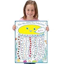 Kids Project Ideas, 100th Day Ideas, 100th Day Of School Crafts, School Spirit Days, Spirit Days, Preschool Art Projects, 100 Day Of School, 100 Day Celebration, Jellyfish Design