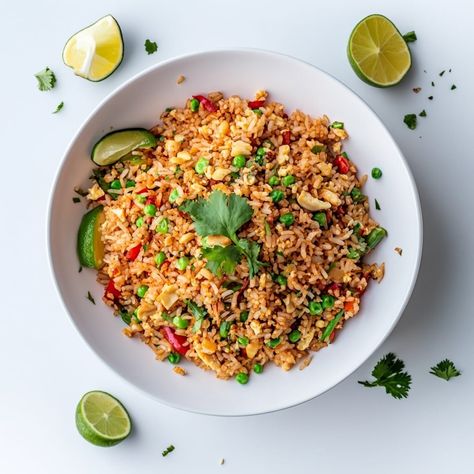 Love how heart-warming, quick and easy Thai khao pad is! Grab your leftover rice, veggies and meat, and make a 15 minute weeknight meal! Thai Fried Rice Recipe, Thai Chicken Fried Rice, Popular Thai Dishes, Khao Pad, Panang Curry Paste, Thai Appetizer, Tom Yum Paste, Thai Fried Rice, Eat Thai