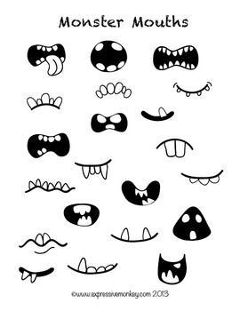 How To Draw Monsters, Drawing Monsters, Doodle Monster, Arte Doodle, Character Design Cartoon, Monster Drawing, Like Drawing, Doodle Inspiration, Drawing Faces