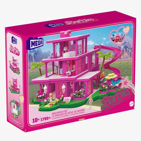 Barbie Movie Merchandise, Barbie The Movie, Movie Merchandise, Bar Bedroom, Bedroom Interior Design Luxury, Mega Bloks, Barbie Dream House, Spiral Staircase, Pool Accessories