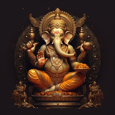 Ganpati Illustration, Hanuman Chalisa Song, Ganpati Bappa Wallpapers, Ganesh Lord, Ganesh Art Paintings, Shri Ganesh Images, Butterfly Art Painting, Ganesh Wallpaper, Ganesh Photo