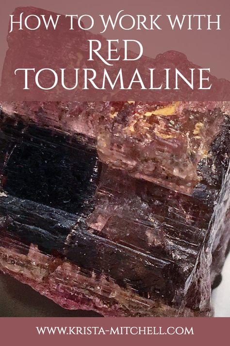 Red Tourmaline Meaning, Psychic Ability, When Youre Feeling Down, Crystal Uses, Red Tourmaline, Crystal Healer, Crystals Healing Properties, Types Of Crystals, Crystal Therapy