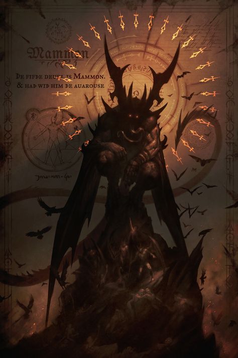 ArtStation - Greed - The Avaricious, Nate Rose Lovecraft Art, Animes Emo, Arte Doodle, Dark Creatures, Dark Fantasy Artwork, Dungeons And Dragons Classes, Alien Concept Art, Monster Concept Art, Demon Art