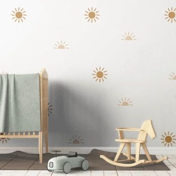 Sunshine Theme, Kids Rooms Diy, Nursery Decals, Nursery Wall Stickers, Boho Nursery Decor, Kids Room Wall Decor, Nordic Wall, Baby 2, Kids Room Wall