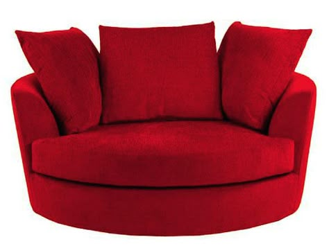 wannttt Comfy Sofa Chair, Cuddle Couch, Cuddle Sofa, Cuddle Chair, Round Sofa, Scandinavian Designs, Red Chair, Round Chair, Comfy Sofa