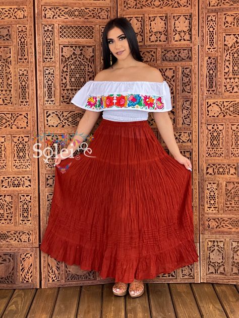 Skirt Traditional, Mexican Skirts, Colorful Skirt, Beef Empanadas, Colorful Skirts, Skirt Ruffle, Bohemian Skirt, Ruffle Skirt, Mix N Match