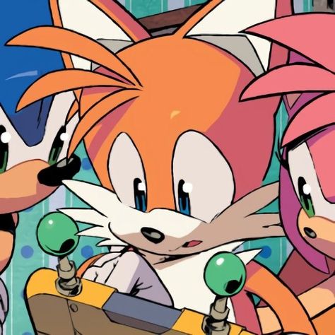 Tails And Amy Matching Pfp, Sonic Tails And Amy Matching Pfp, Sonic Tails Pfp, Team Sonic Matching Icons, Tails Idw Comic, Tails Icon Sonic, Sonic Matching Pfp For 3, Tails Matching Pfp, Sonic And Tails Matching Icons