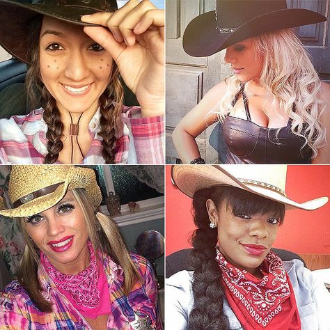 33 DIY Country Girl Costumes Western Costume Women Diy, Womens Cowgirl Costume, Country Costume Women, Diy Cowgirl Costume For Women, Western Party Outfits Women, Western Day Spirit Week Outfit, Diy Cowgirl Costume, Cowgirl Costume Ideas, Cowgirl Costume For Women