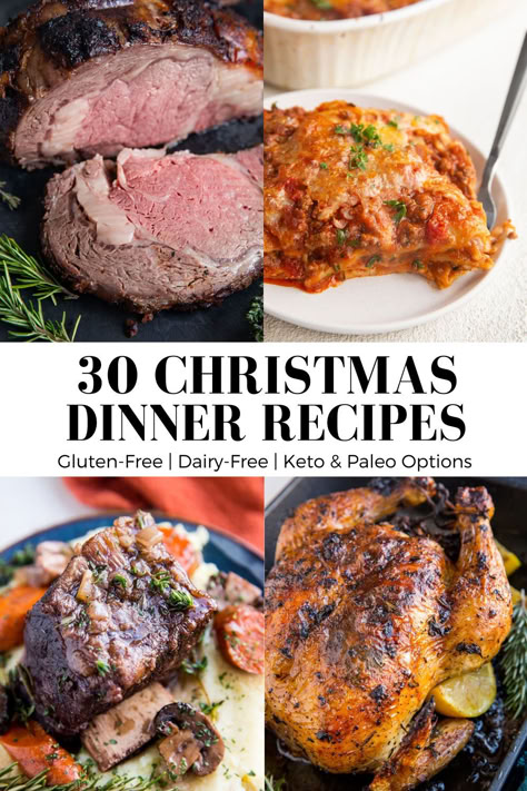 30+ Healthy Christmas Dinner Ideas - The Roasted Root Healthy Christmas Dinner, Best Christmas Dinner Recipes, Christmas Dinner Recipes Easy, Christmas Dinner Recipes, Easy Christmas Dinner, Christmas Dinner Ideas, Christmas Dinner Menu, Christmas Recipes Easy, Christmas Eve Dinner