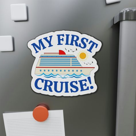 Cruise Cabin Door Decorations, Cruise Decorations, 1st Cruise, Cabin Door Decorations, First Disney Cruise, Ship Travel, Cabin Door, First Cruise, Door Magnet