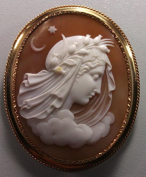 Antique Cameos - Cameo - old victorian, shell, coral and hardstone cameos, vintage jewellery Antique Cameo Jewelry, Vintage Cameo Jewelry, Crescent Moon Jewelry, Statue Art, Lladro Figurines, Relief Sculpture, Cameo Jewelry, Vintage Cameo, Cameo Pendant