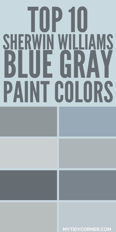 blue gray paint colors from Sherwin Williams Breakwater Sherwin Williams Paint, Sherwin Williams Crisp Blue, Winters Whisper Sherwin Williams, Sherwin Blue Paint Colors, Light Blue Grey Sherwin Williams, Best Sw Blue For Cabinets, Cadet Blue Sherwin Williams, Blue Gray Entryway, Sw Downing Stone