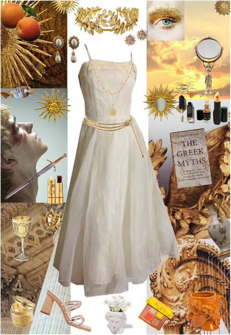 Daughter Of Apollo Outfit, Child Of Apollo Outfit, Apollo Inspired Outfits, Apollo Aesthetic Outfit, Apollo Cosplay, Percy Jackson Inspired Outfits, Apollo Outfits, Apollo Costume, Apollo Outfit