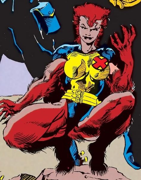 Wolfsbane ( Rahne Sinclair ) Wolfsbane Marvel, Rahne Sinclair, Small Soldiers, Man Beast, The New Mutants, Comic Book Panels, Uncanny X-men, Marvel Comic Books, Marvel Entertainment