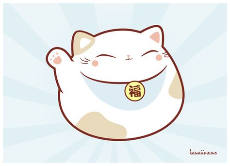 Money Cat, Cat Tat, Neko Cat, Japanese Cat, Cat Logo, Kawaii Doodles, Cats Illustration, Maneki Neko, Lucky Cat