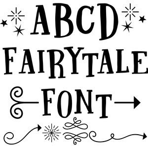 Fairytale Font, Princess Font, Happy Font, Sign Fonts, Lori Whitlock, Font Digital, Cute Signs, Silhouette Design Store, Design Program