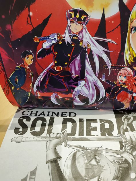 Chained Soldier Anime, Chained Soldier Manga, Anime Chains, Kawaii House, Chained Soldier, Anime Release, Anime List, Anime Titles, Xenoblade Chronicles