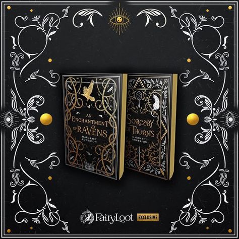 An Enchantment Of Ravens, Enchantment Of Ravens, Sorcery Of Thorns, Margaret Rogerson, Fantasy Book Covers, Ribbon Bookmarks, Book Box, Her. Book, Ravens