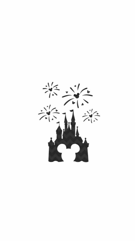 Phone Wallpaper Disney, Tattoos Disney, Instagram Highlight Covers Icons, Castle Tattoo, Cool Disney, Disney Logo, Idee Cricut, Disney Icons, Disney Background