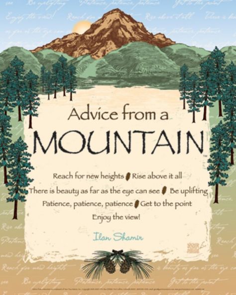 Get to the point.... Mountain Poster, Animal Reiki, Spiritual Guides, Advice Quotes, Nature Quotes, Spirit Guides, Quotable Quotes, Life Advice, Good Thoughts