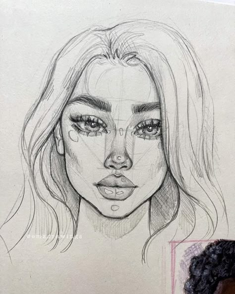 Face Art Drawing, Drawing Cartoon Faces, Person Drawing, Girl Drawing Sketches, Art Sketches Pencil, Beauty Art Drawings, Arte Inspo, Art Drawings Sketches Creative, Book Art Drawings