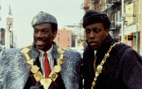 34 Best Feel-Good Movies to Make You Happier Coming To America Movie, Eddie Murphy Movies, Thriller Video, John Amos, Good Comedy Movies, Coming To America, Freddie Highmore, Black Dude, Vanessa Williams