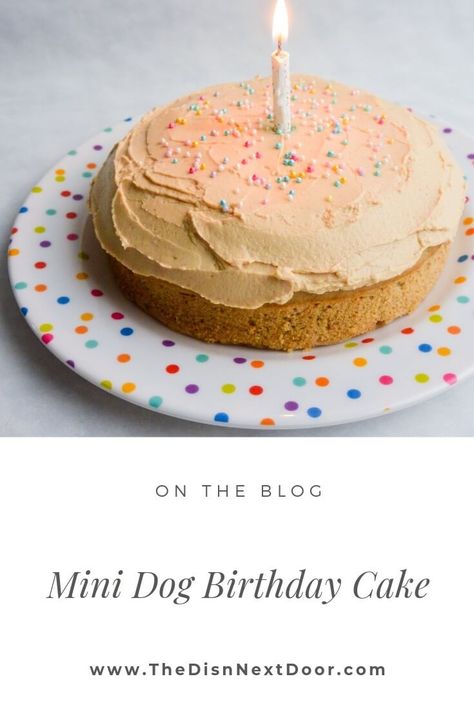 Dog Birthday Cake Recipe, Dog Cake Recipes, Cake Dog, Peanut Butter And Banana, Dog Biscuit Recipes, Easy Dog Treats, Healthy Dog Treats Homemade, Cake Mini, Dog Birthday Cake