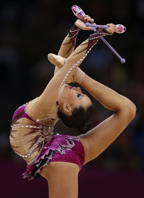 Rhythmic Gymnastics Clubs, Gymnastics Clubs, 2012 Summer Olympics, Dance Forever, Summer Olympic Games, Gymnastics Pictures, Bleacher Report, Sport Gymnastics, Rhythmic Gymnastics Leotards