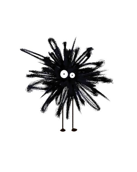 Dizzy Cartoon Character, Abstract Halloween Art, Monster Illustration Creepy, Edgy Character Design, Emotional Illustration, Cartoon Creatures, Illustration Monster, Eyes Illustration, Cartoon Abstract