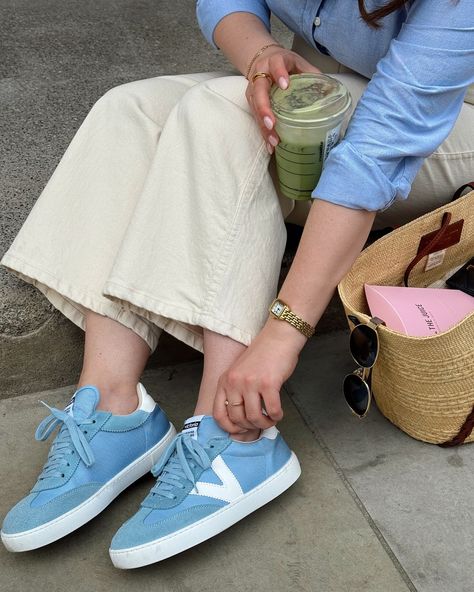 ad. Adding a splash of blue to my spring wardrobe (a rarity for me!) with the most comfortable trainers from @victoria_shoes @schuh 🩵 #victoriashoes #madeinspain #smellslikevictoria Victoria Shoes, Spring Wardrobe, Rarity, Wardrobe, On Instagram, Blue, Quick Saves, Instagram