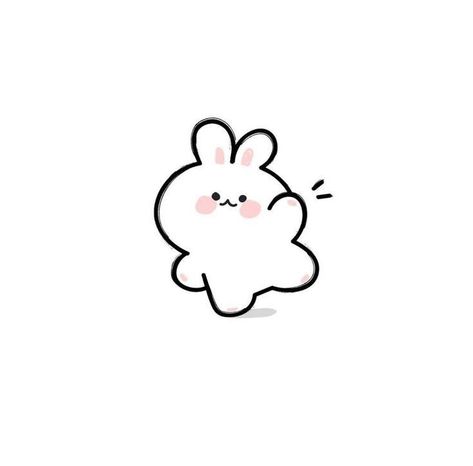 Bunny Doodle, Cute Easy Doodles, Cute Bunny Cartoon, Cute Sketches, Easy Doodle Art, Cute Doodles Drawings, Cute Doodle Art, Art Wallpaper Iphone, Kawaii Doodles